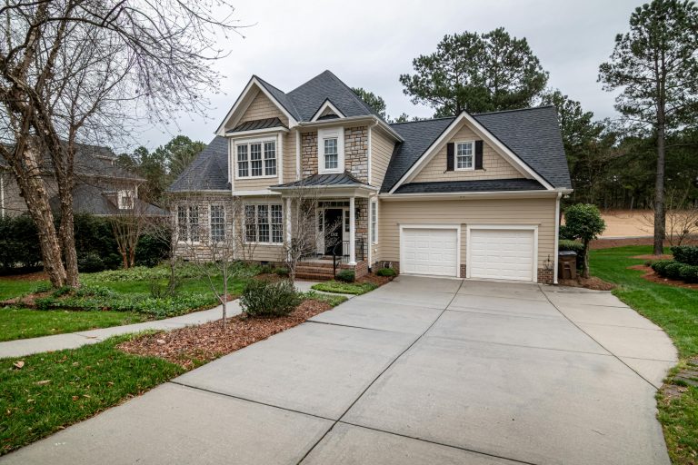 House exterior showing its curb appeal.